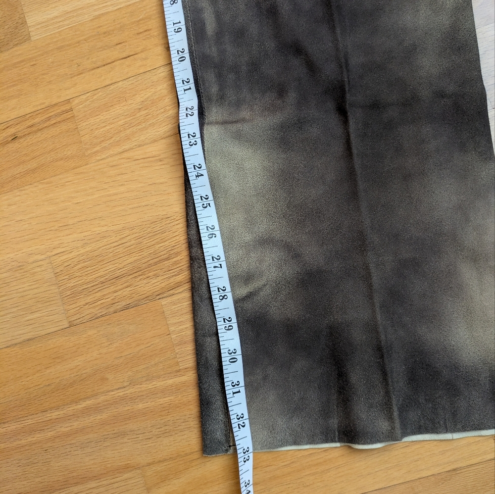 B&C Marble Gray Leather Pants - Picture 7 of 15